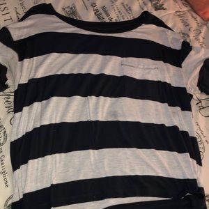Soft and Sexy Blue Striped Tee